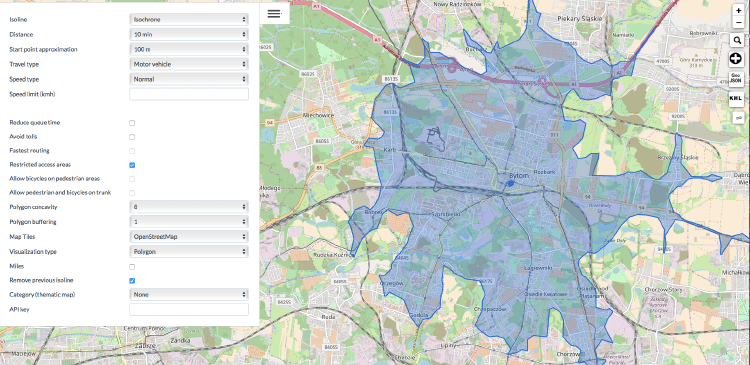 isochrone maps