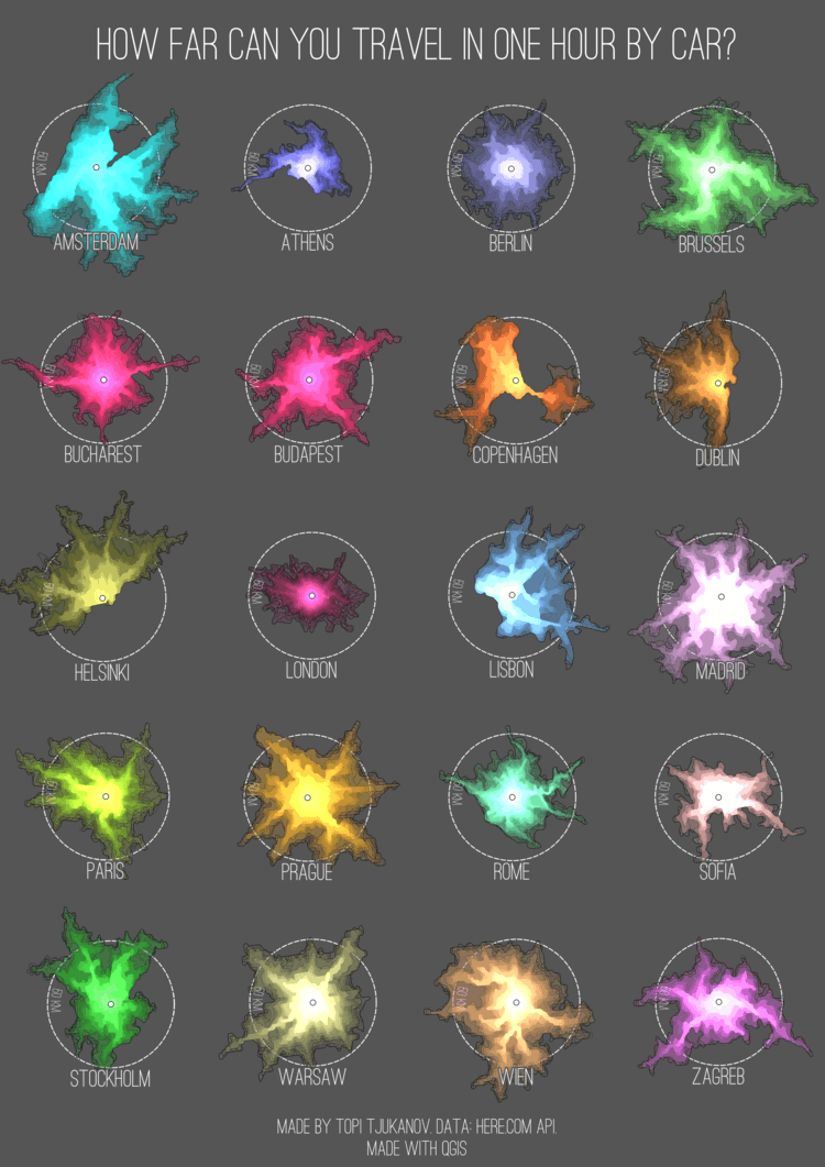 Further Exploration #9: Isochrone Maps (Travel Time Maps) - Dataviz ...