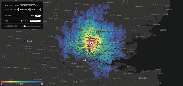 isochrone maps