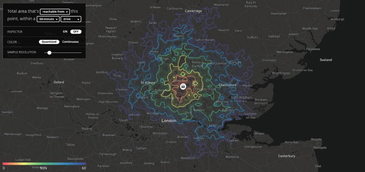 isochrone maps