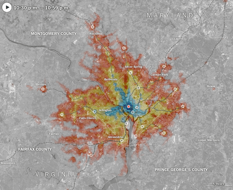 isochrone maps