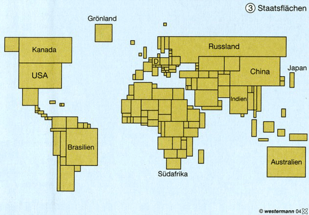 Raisz Cartogram