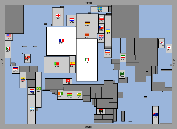 Raisz Cartogram