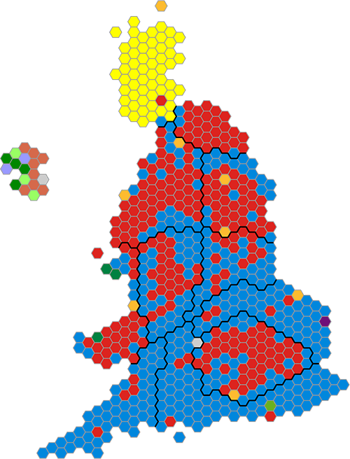 Chart Snapshot: Hex Cartograms - DataViz Catalogue Blog