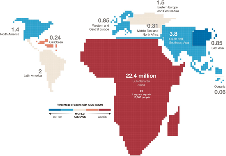 Mosaic Cartogram