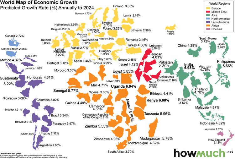 Non-contiguous Cartogram