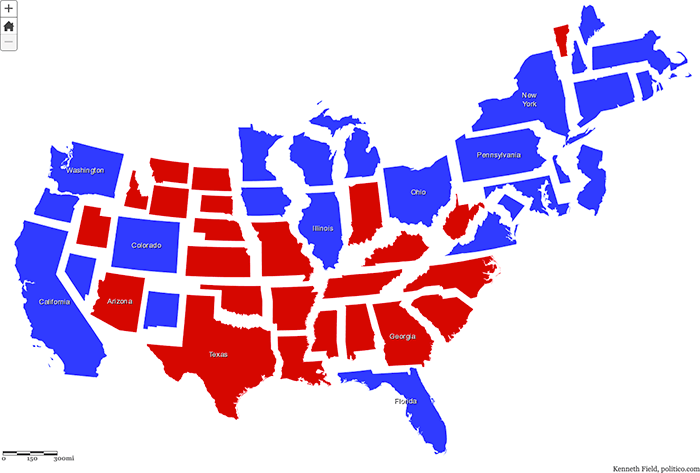 Non-contiguous Cartogram