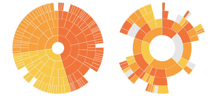 sunburst diagram